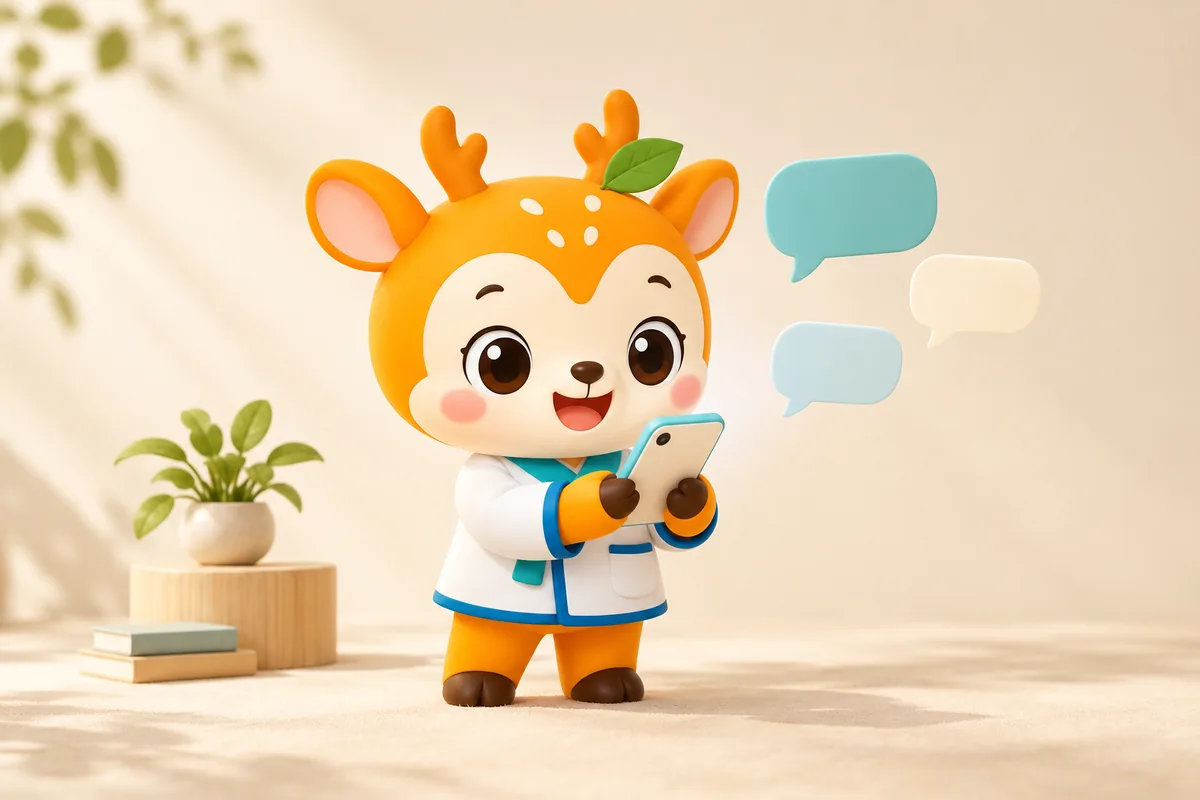 카카오톡 1:1 케어, 아이조아 캐릭터 일러스트